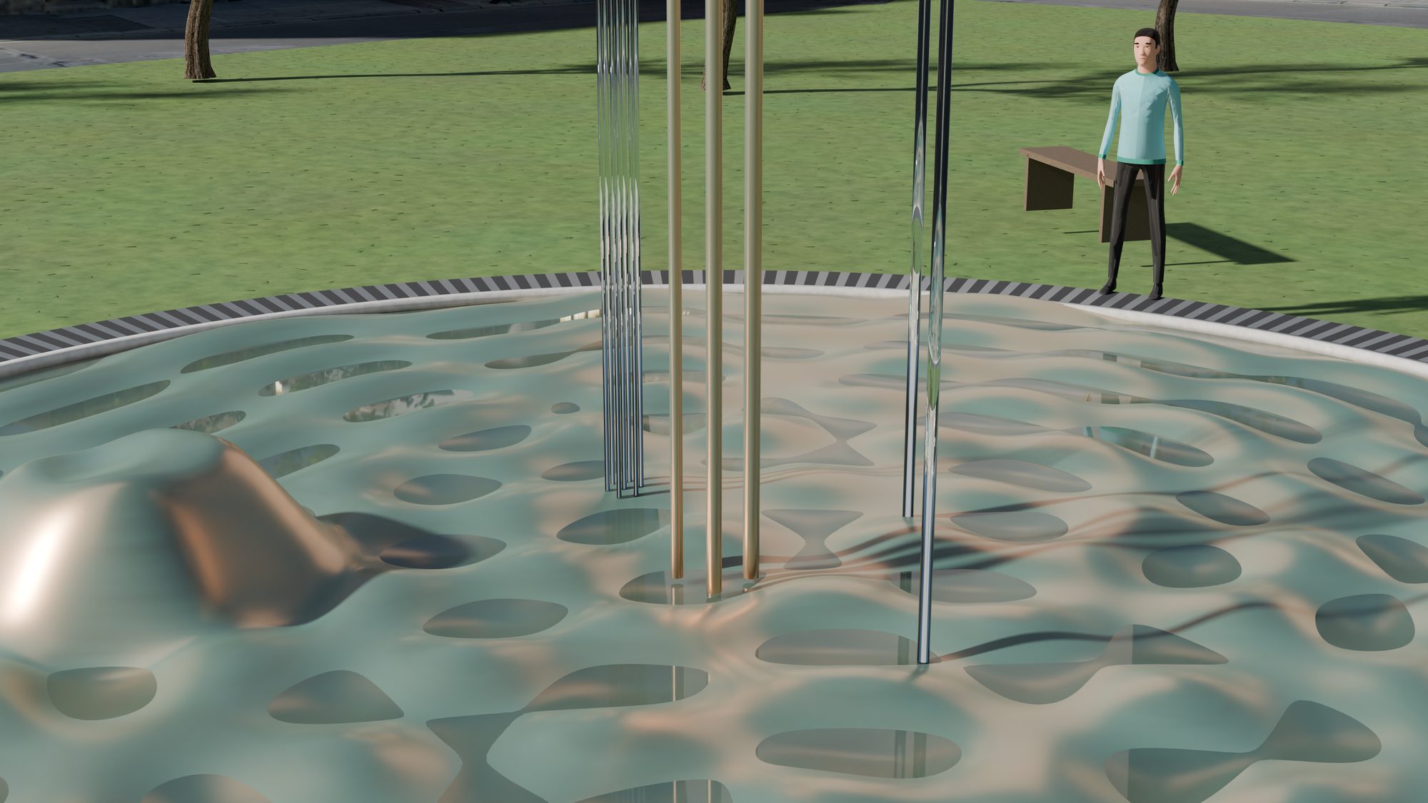 D'Rink, Visualisierung & Modell