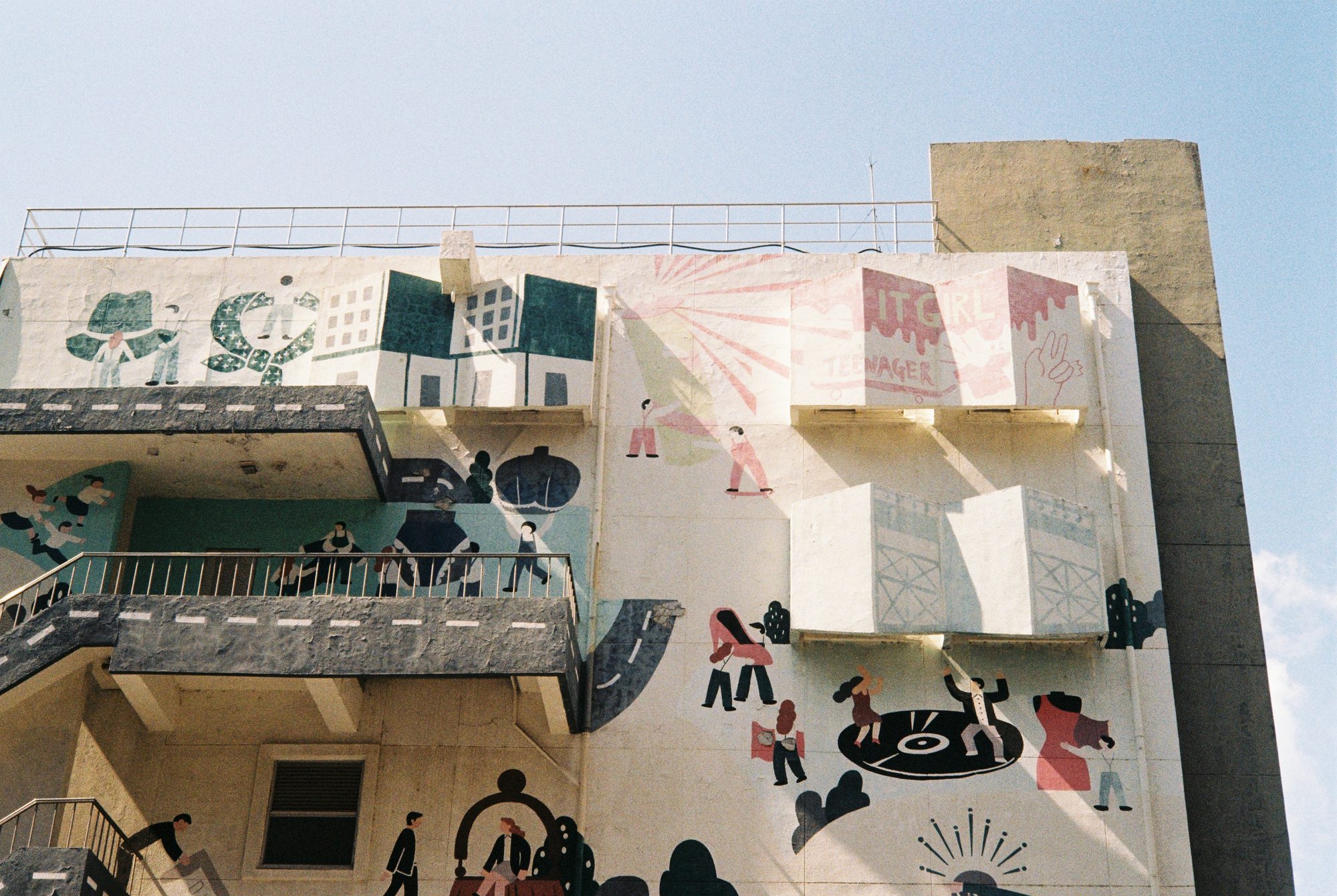 Bemalte Fassade